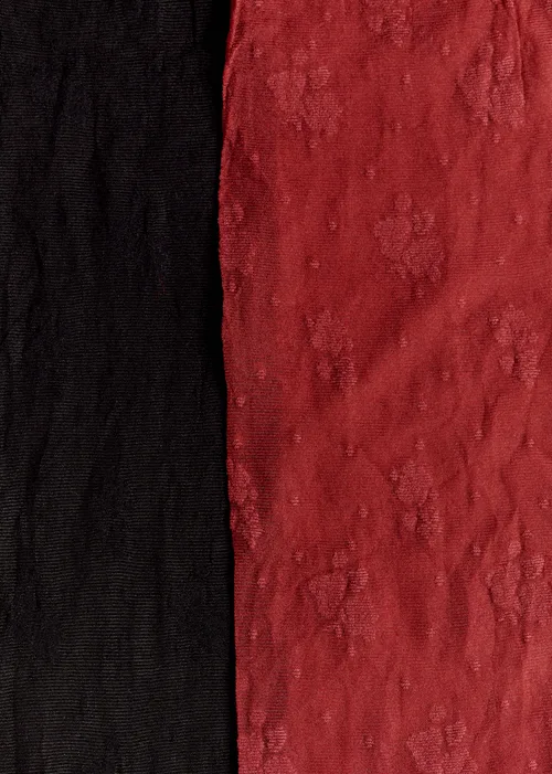 Lot de 2 Chaussettes Héra - Noir / Bordeaux — image 3