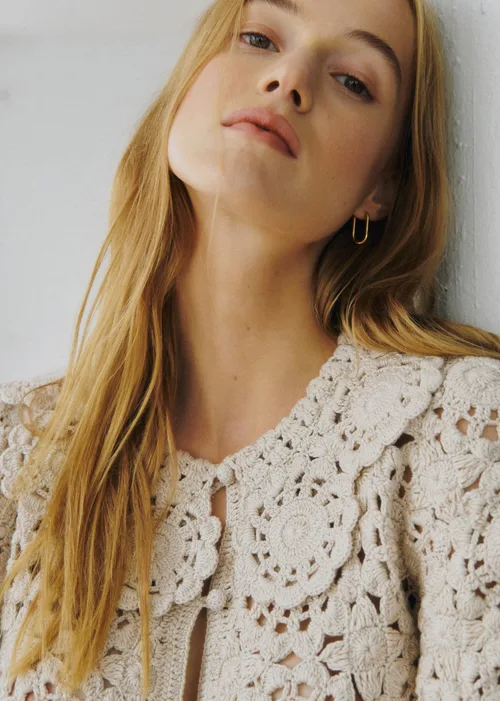 Chemise Mariella - Sézane x SEA NY - Guipure Unie Ecru — image 3