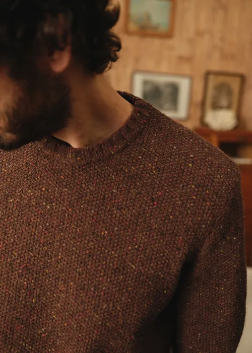 Pull Calder - Marron Moucheté — image 3