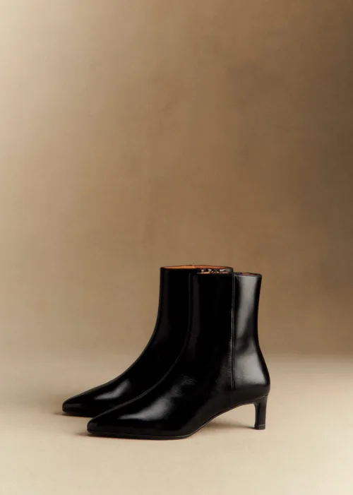 Bottines Garance - Noir Vernis