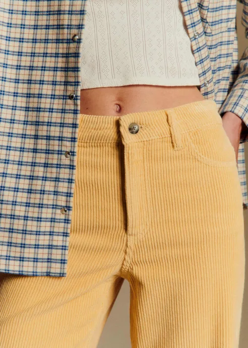 Pantalon Le Wide Leg - Velours Paille — image 3
