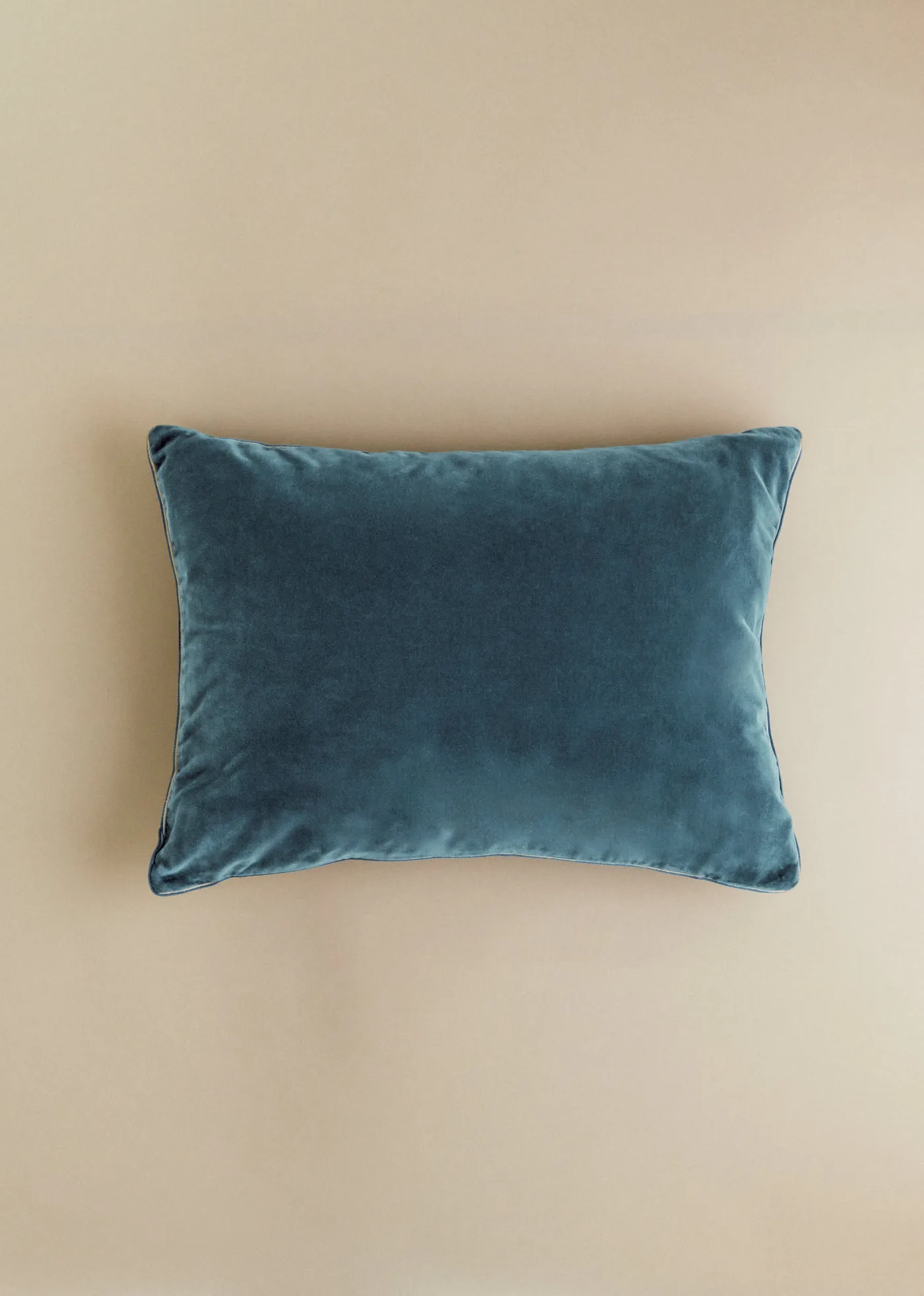 Coussin Velours Édition - Grand modèle - Bleu
