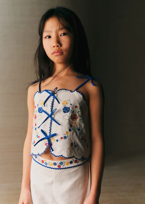 Top Alma - Broderie Placée Spring — image 3