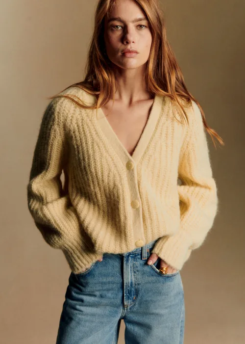 Gilet Basile - Jaune Pâle — image 3