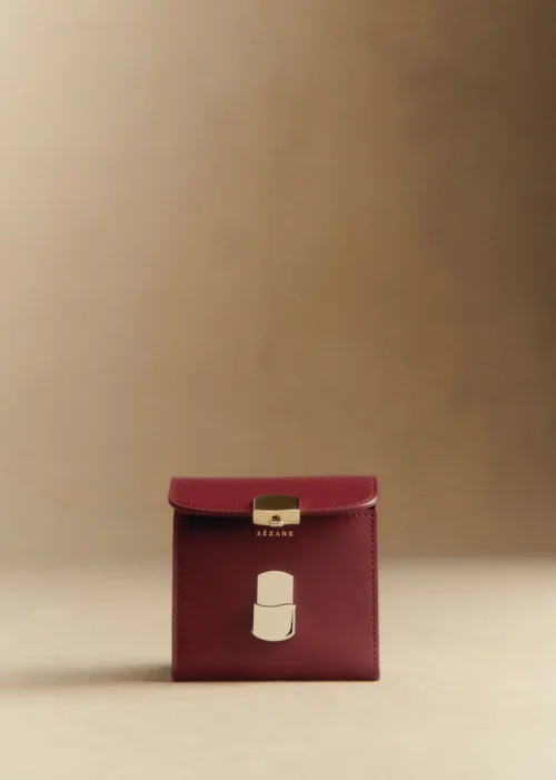 Portefeuille Petit Milo - Rouge Carmin Glacé — image 3