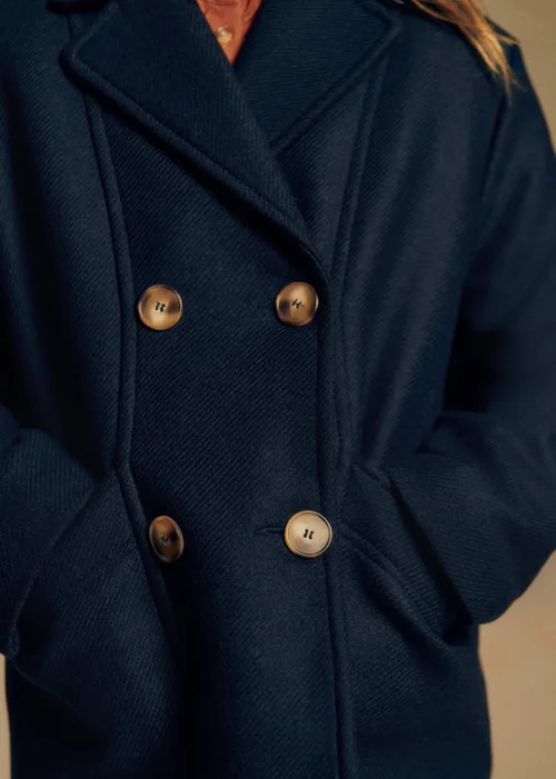 Manteau Zoé - Bleu Marine — image 5