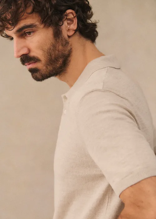 Polo Maille Joan - Écru — image 5