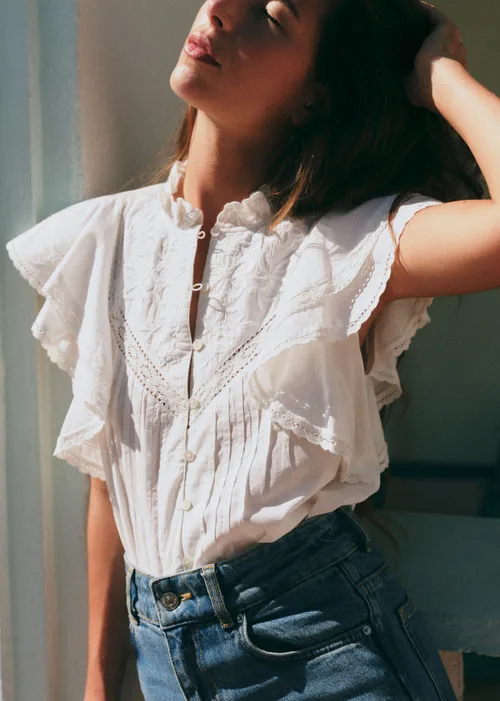 Blouse Deven - Ecru — image 4