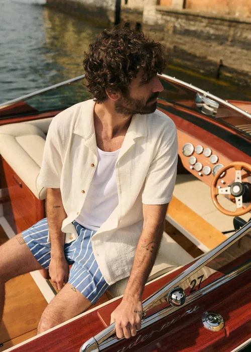 Chemise Holt Coton Lin - Blanc — image 3