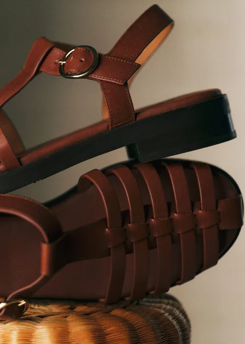 Sandales Low Carla - Cuir Naturel — image 5