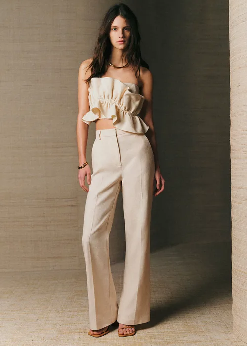 Pantalon Eliel - Crème — image 3