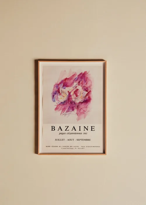 Affiche Musée Cézanne de l'atelier des Lauves, Bazaine, 1985 - 48 x 66 cm