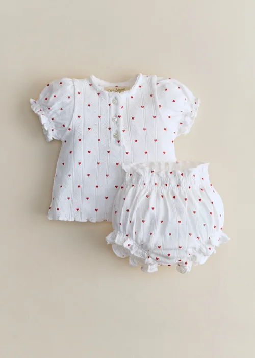 T-Shirt Simone - Imprimé Coeur Rouge — image 3