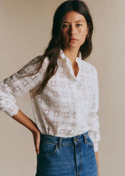 Chemise Chlo - Guipure Ecru — image 4