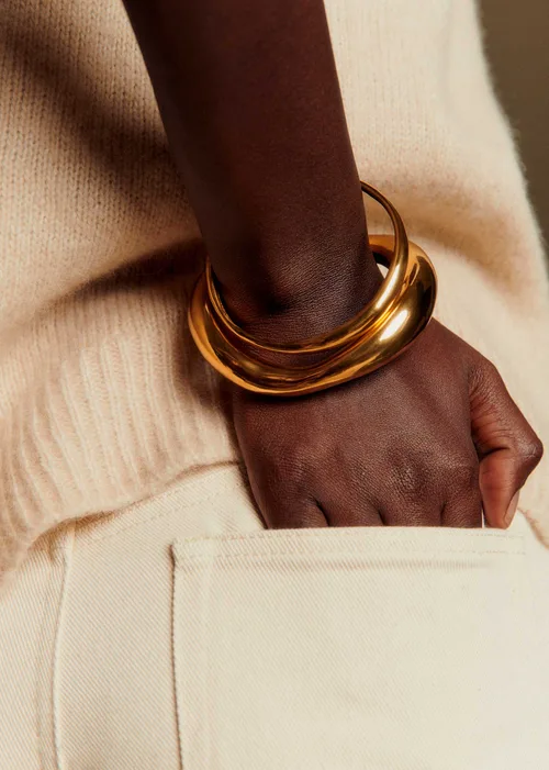 Set de bracelets François - Doré — image 5