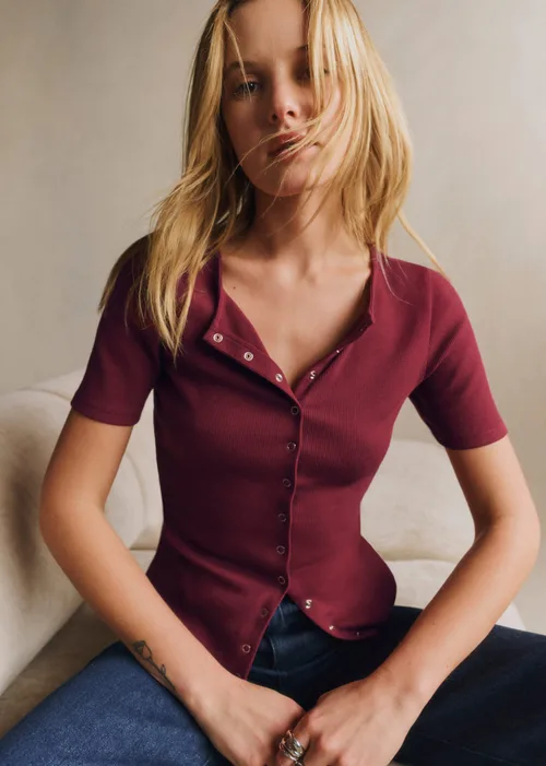 T-Shirt Nicolas - Grenat — image 3