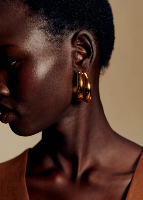Anneaux Mariza - Doré — image 3