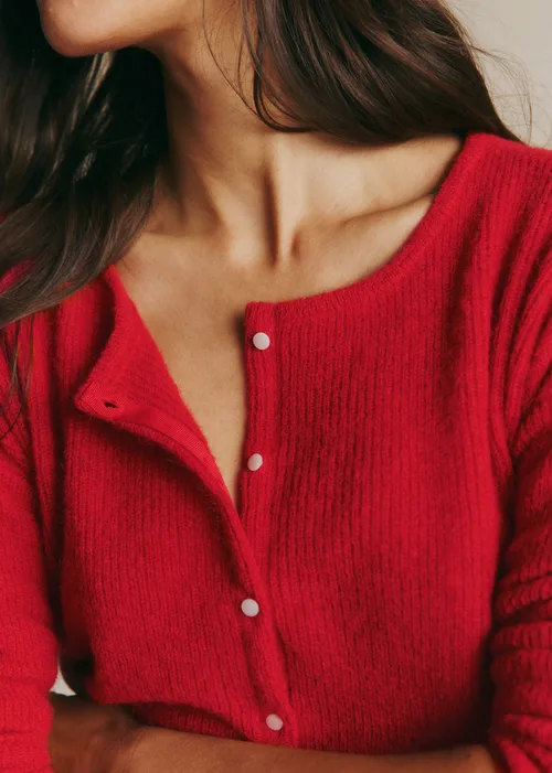 Gilet Gaspard Crop - Rouge Carmin — image 3