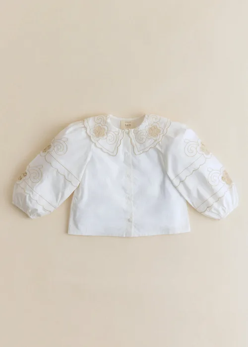 Chemise Avila - Sézane x SEA NY - Broderie Placée Ecru — image 4