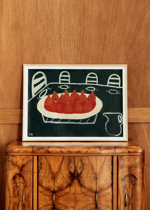 Oeuvre Balthazar Beauzon - Grand format - Poires sur table