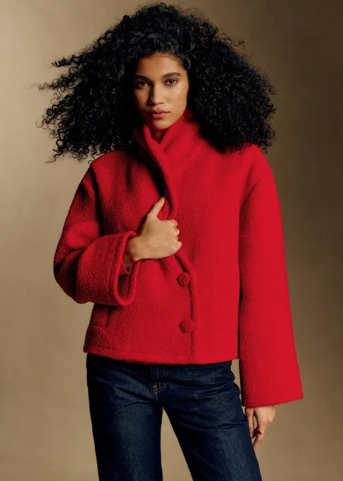Manteau Ambre - Rouge Vif — image 3