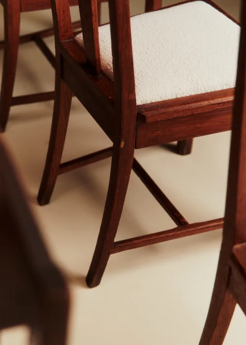 Lot de 6 chaises vintage - Bois — image 4