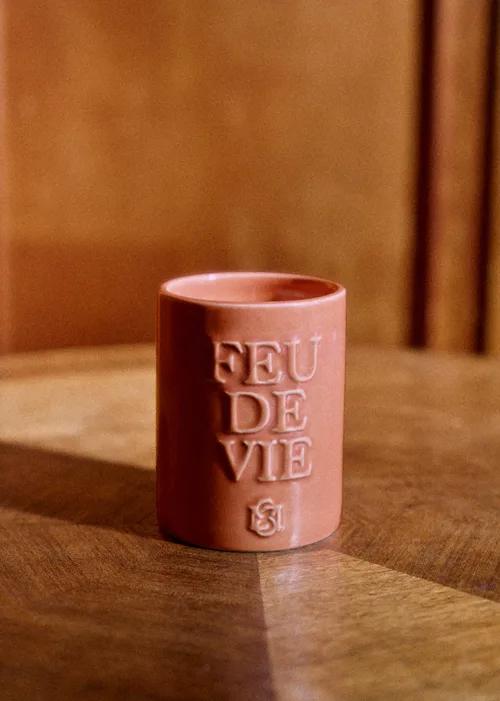 Bougie Feu de vie - La Fleur - Rose Amalfi — image 6