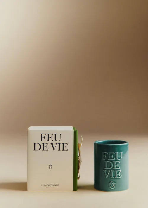 Bougie Feu de vie - Le Linge - Bleu — image 4