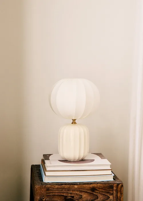 Lampe Traviata petit modèle - Ecru - Abat-jour Sonate - Écru — image 5