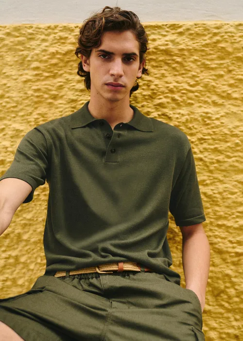 Polo Maille Andrea - Kaki — image 3