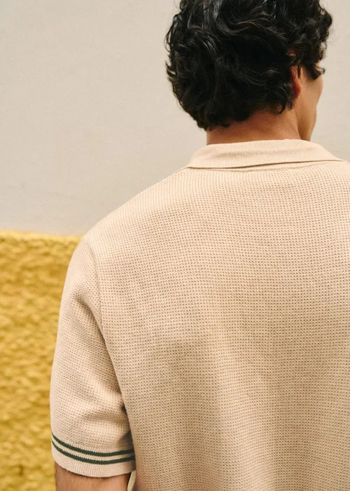 Chemise Maille Anatole - Beige / Kaki — image 3
