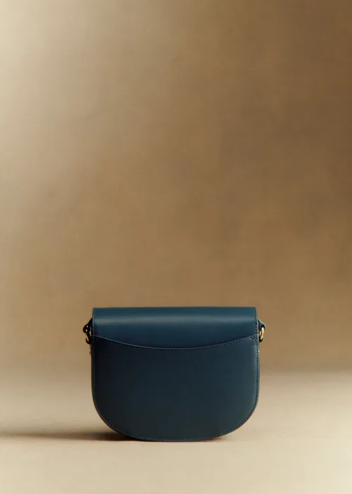 Sac Claude - Bleu Denim Lisse — image 6
