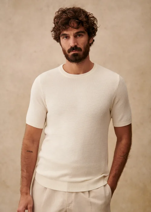 T-Shirt Maille Simeone - Blanc — image 6