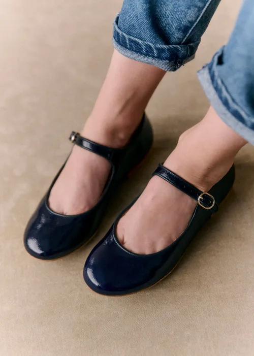 Ballerines Paula - Marine Lisse — image 3