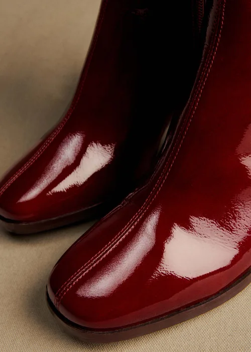 Bottines Axelle - Pourpre Vernis — image 4