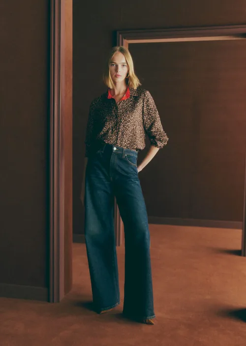 Chemise Annie - Imprimé Winter Leopard Camel — image 3