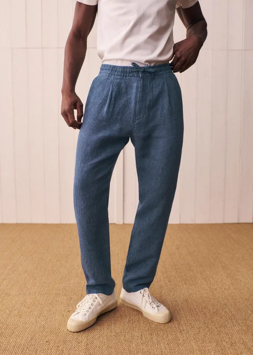 Pantalon Agnel - Bleu Chiné — image 6