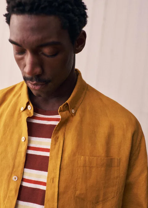 Chemise Charlie Lin - Ocre — image 4