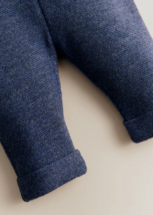 Pantalon Maille Boris - Bleu Chiné — image 4