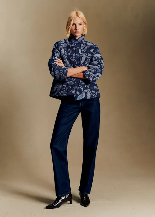 Veste Kalvin - Sézane x Antoinette Poisson - Bleu Denim Brodé — image 2