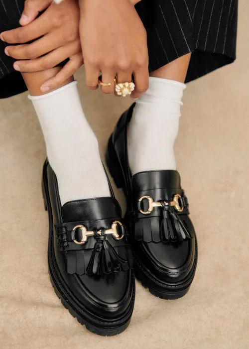 Mocassins Amy - Noir Glacé — image 3