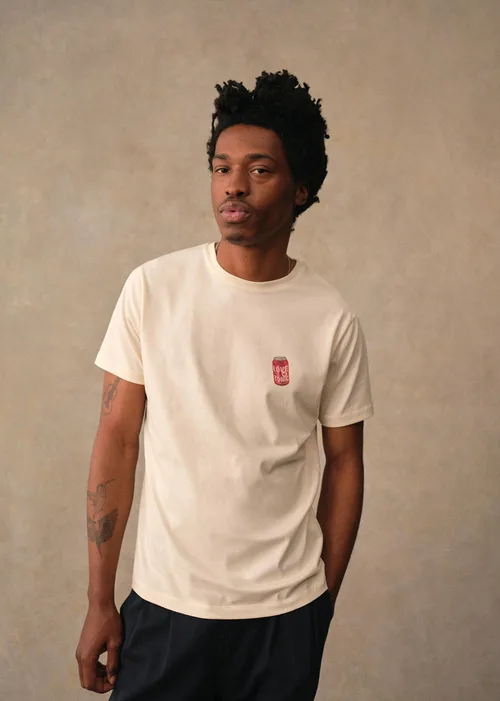T-Shirt Canette Love Tonic - Écru