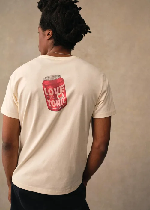 T-Shirt Canette Love Tonic - Écru — image 4