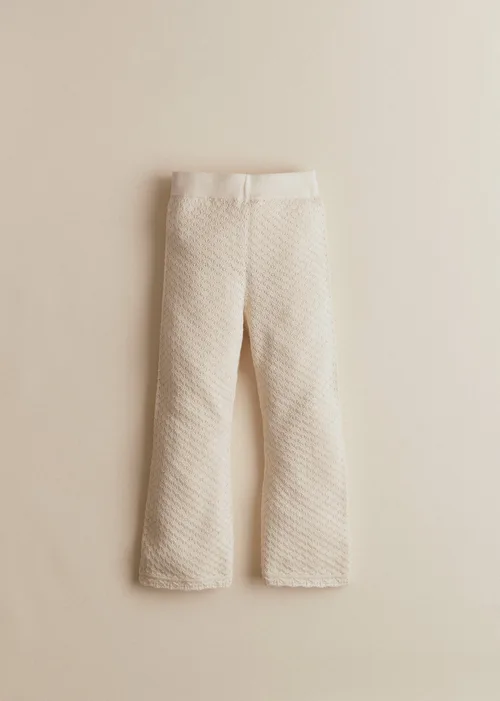 Pantalon Maille Paolo - Ecru