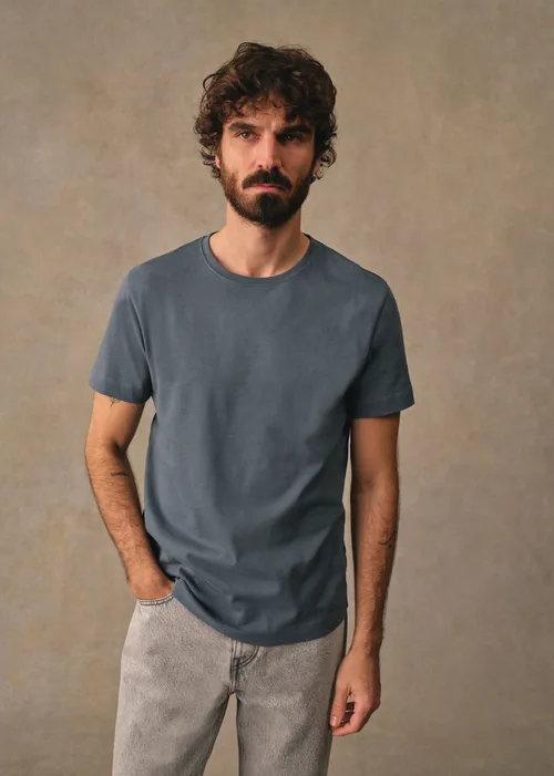T-Shirt Kenneth - Bleu Acier — image 5