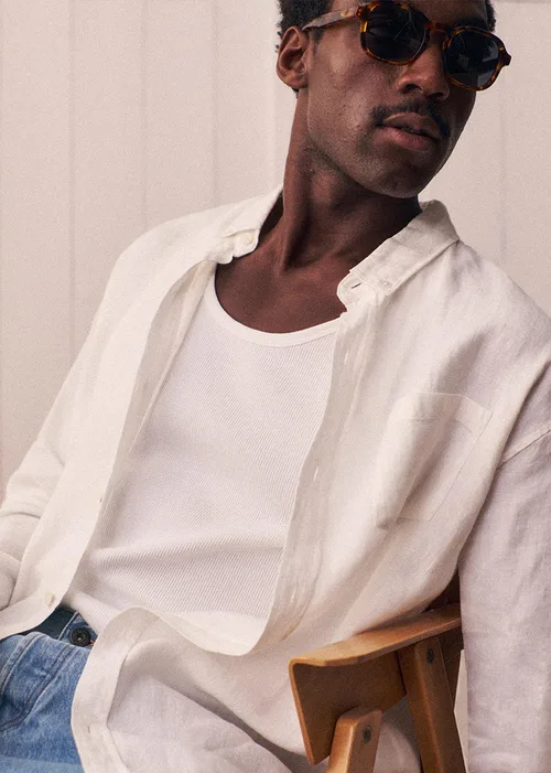 Chemise Charlie Lin - Blanc — image 3