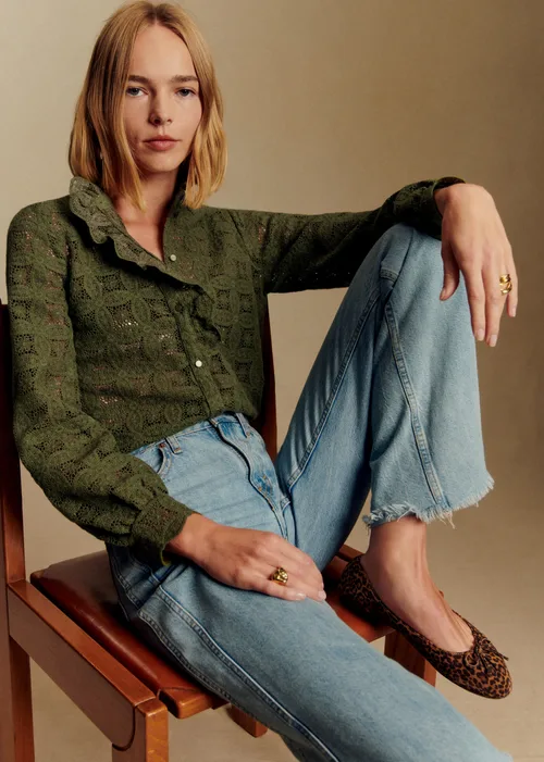 Chemise Chlo - Guipure Kaki — image 3