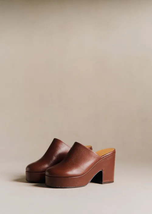 Mules high Callie - Moka Vintage — image 3