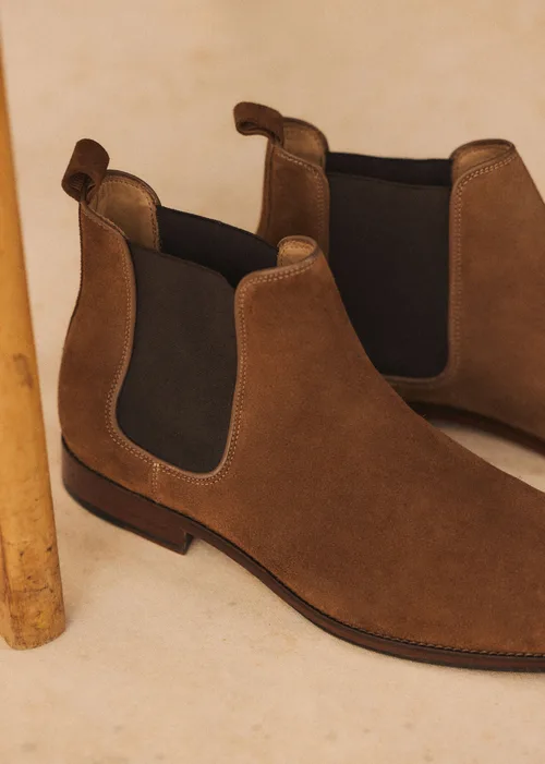 Bottines Chelsea Woody - Daim Camel — image 2