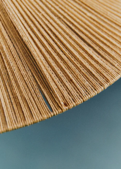 Suspension scandinave en teck et corde années 60 - Teck et corde — image 4